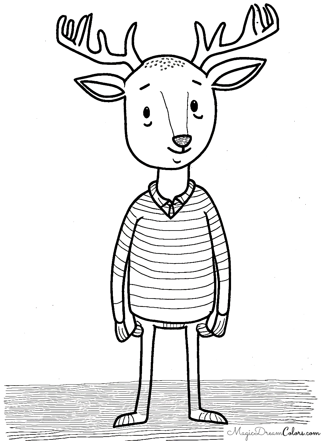 Reh Ausmalbilder kostenlos | | MagicDreamColors